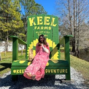 FREE People Golden Hour Pink maxi dress XS